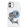 iPhone 12 Mini Kate Zessel - Fly Fishing Blue Phone Case