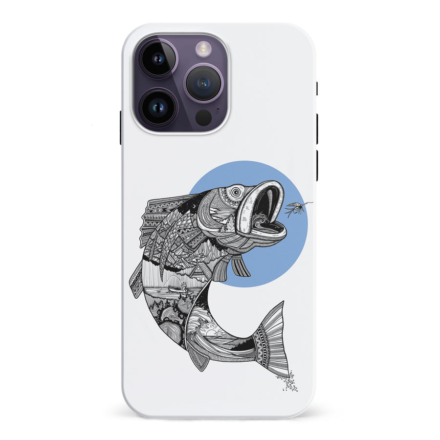 iPhone 15 Pro Kate Zessel - Fly Fishing Blue Phone Case