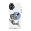 iPhone 16 Kate Zessel - Fly Fishing Blue Phone Case