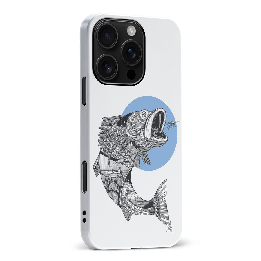 iPhone 16 Pro Max Kate Zessel - Fly Fishing Blue Phone Case