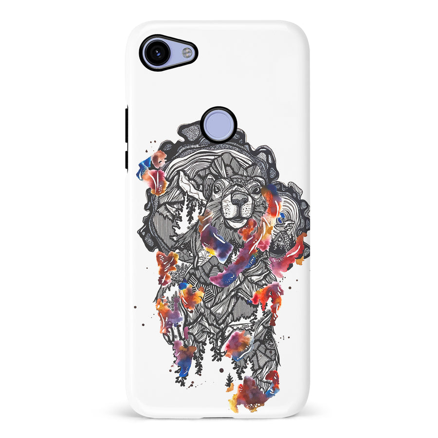 Google Pixel 3A XL Kate Zessel - Marmot Phone Case