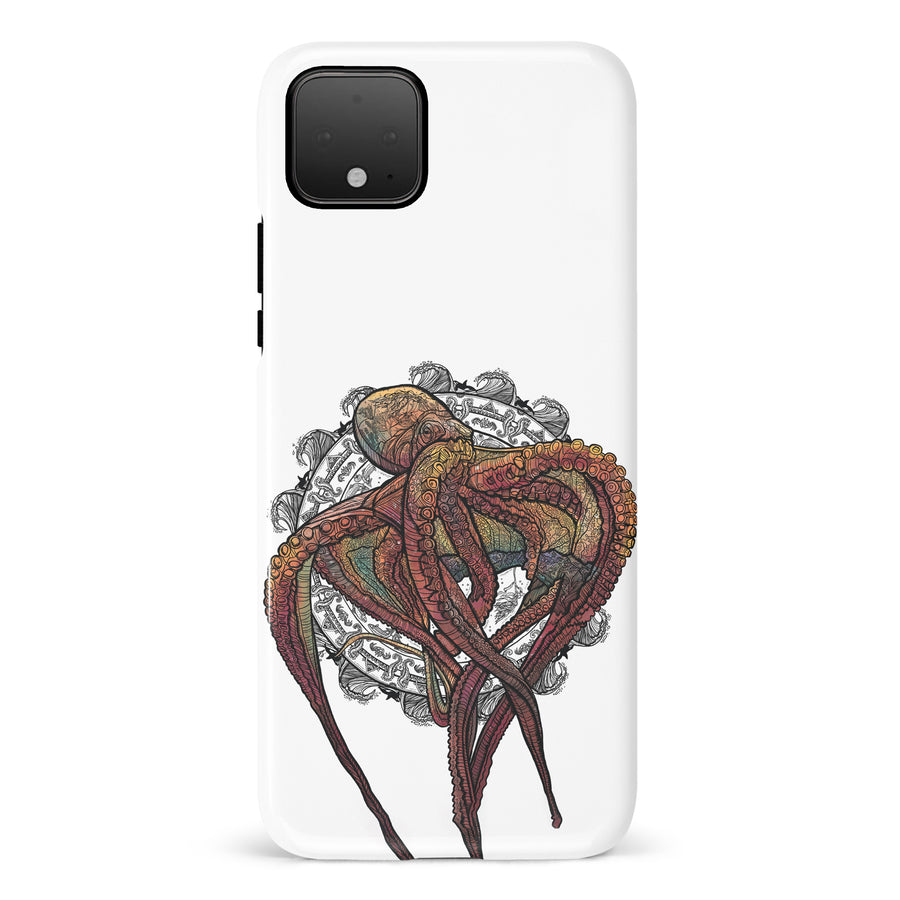 Google Pixel 4 Kate Zessel - Octopus Tale Phone Case