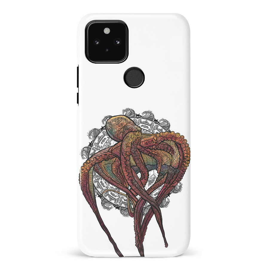 Google Pixel 5 Kate Zessel - Octopus Tale Phone Case
