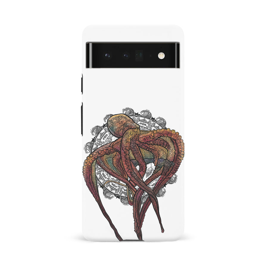Google Pixel 6A Kate Zessel - Octopus Tale Phone Case