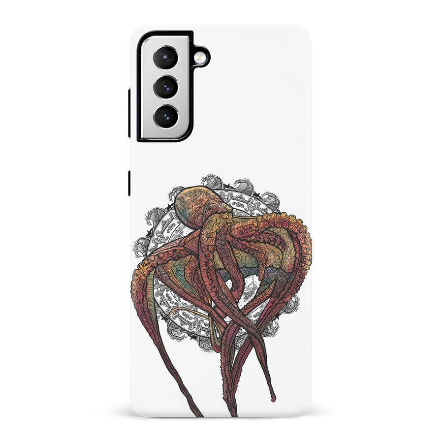 Samsung Galaxy S21 Kate Zessel - Octopus Tale Phone Case