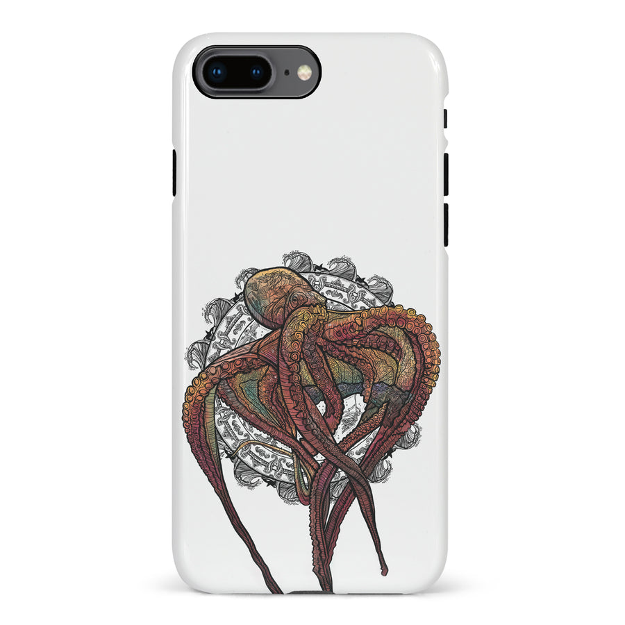 iPhone 8 Plus Kate Zessel - Octopus Tale Phone Case