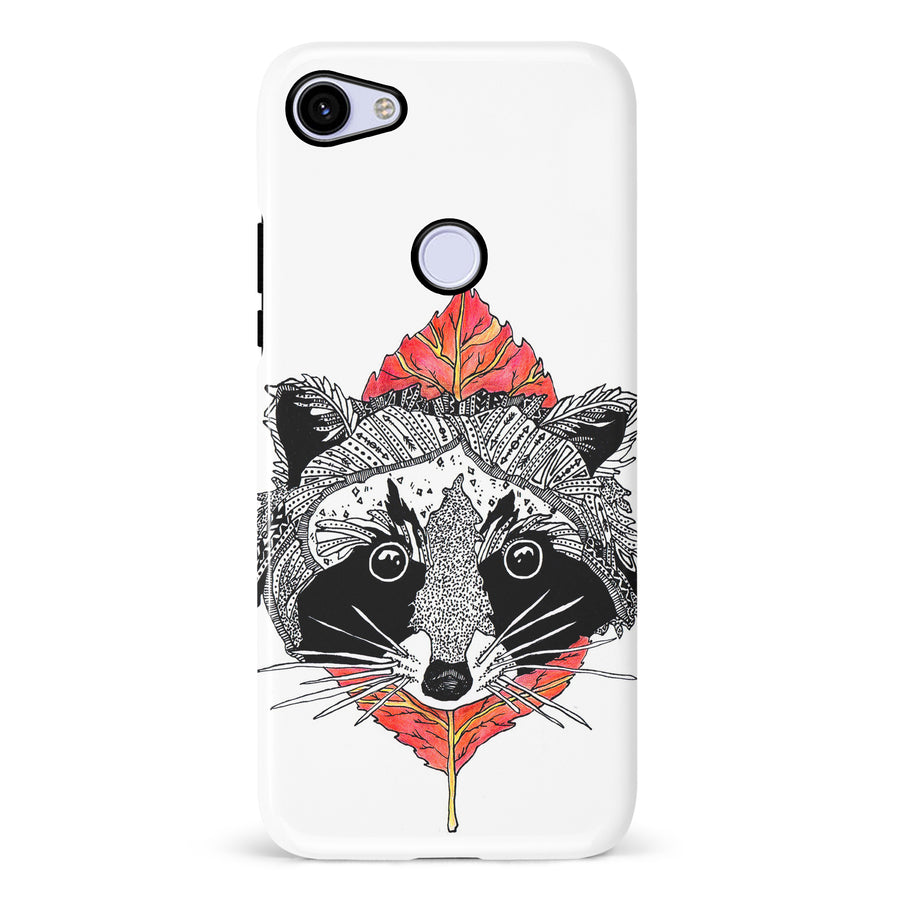 Google Pixel 3A Kate Zessel - Raccoon Phone Case