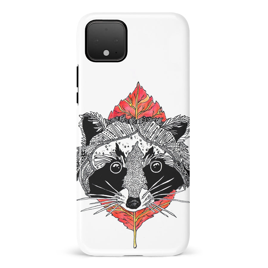 Google Pixel 4 Kate Zessel - Raccoon Phone Case