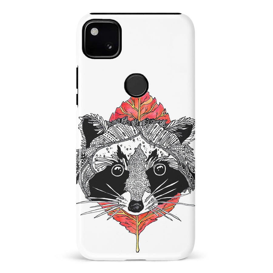 Google Pixel 4A Kate Zessel - Raccoon Phone Case