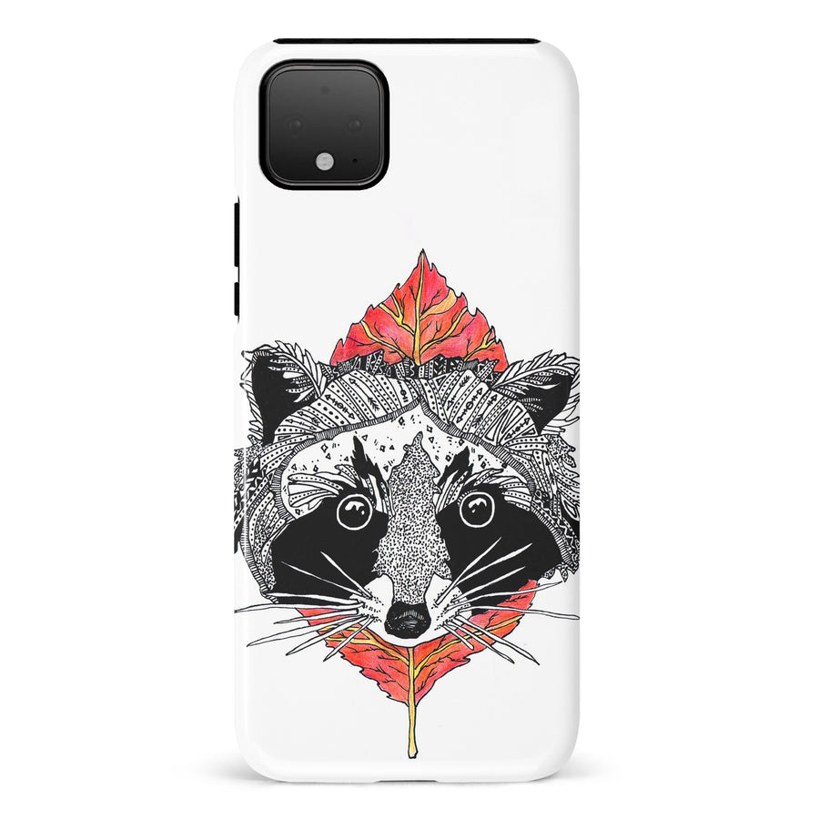 Google Pixel 4 XL Kate Zessel - Raccoon Phone Case