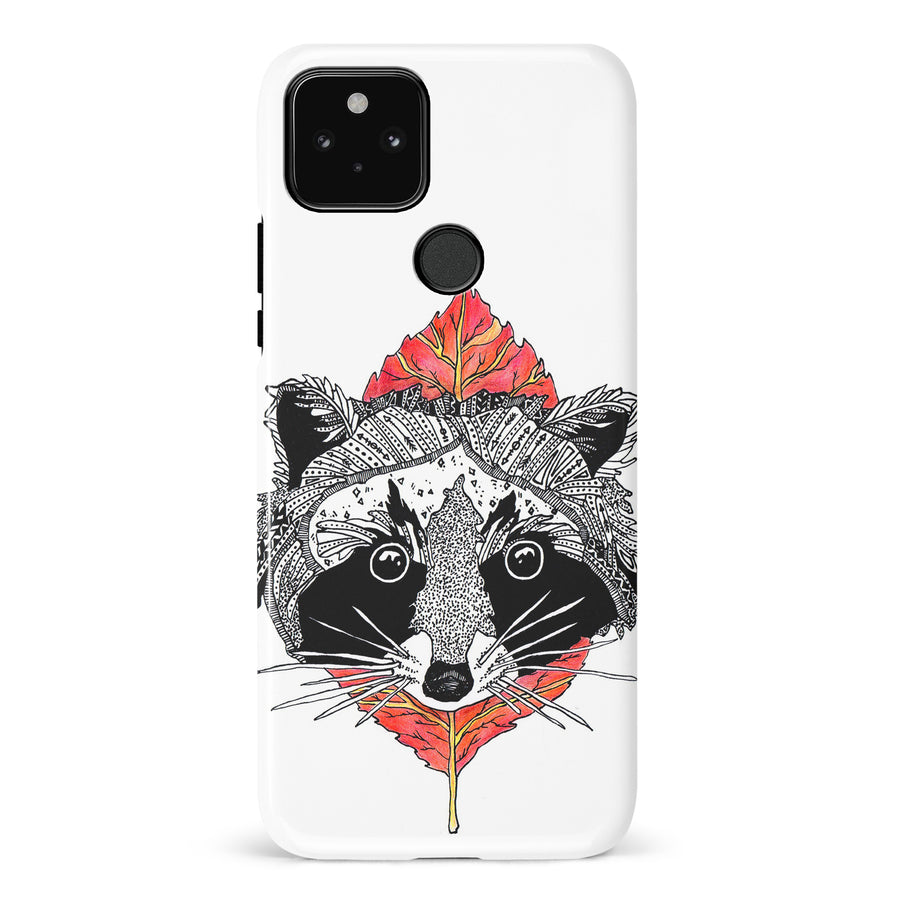 Google Pixel 5 Kate Zessel - Raccoon Phone Case