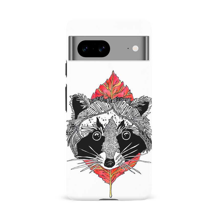 Google Pixel 8A Kate Zessel - Raccoon Phone Case