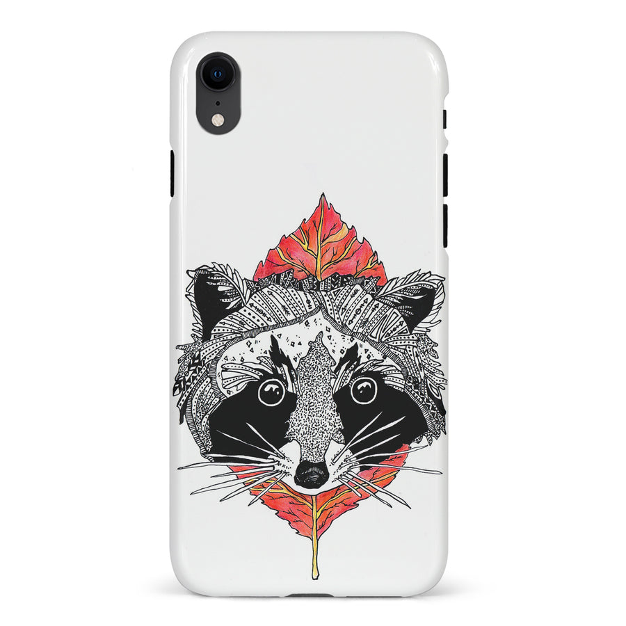 iPhone XR Kate Zessel - Raccoon Phone Case