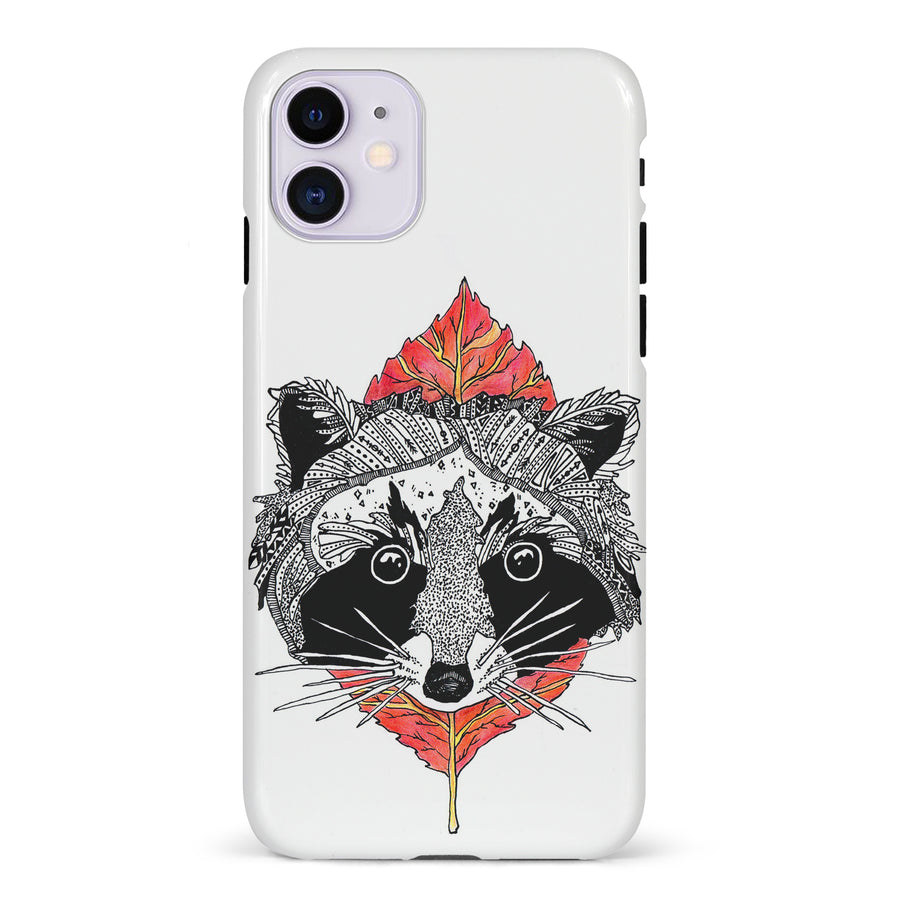 iPhone 11 Kate Zessel - Raccoon Phone Case
