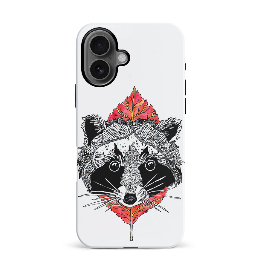iPhone 16 Kate Zessel - Raccoon Phone Case