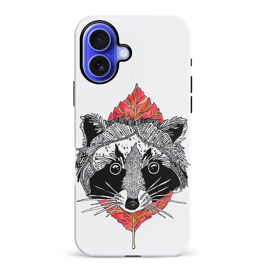 iPhone 16 Plus Kate Zessel - Raccoon Phone Case
