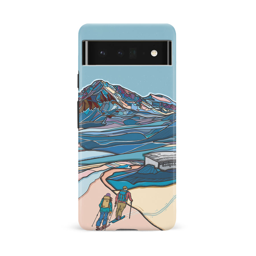 Google Pixel 6A Kate Zessel - Spearhead Snow Phone Case