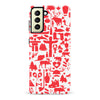 Samsung Galaxy S22 Plus Great Canadian Icons Canadiana Phone Case - White