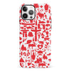 iPhone 12 Great Canadian Icons Canadiana Phone Case - White