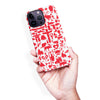 iPhone 14 Pro Max Great Canadian Icons Canadiana Phone Case - White