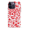 iPhone 14 Pro Max Great Canadian Icons Canadiana Phone Case - White