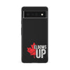 Google Pixel 6A Elbows Up Canada Phone Case - Black