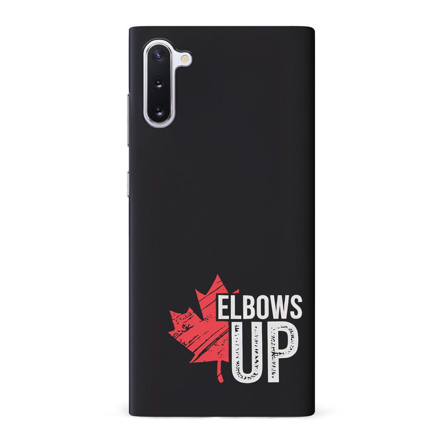 Samsung Galaxy Note 10 Elbows Up Canada Phone Case - Black