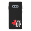 Samsung Galaxy S10e Elbows Up Canada Phone Case - Black