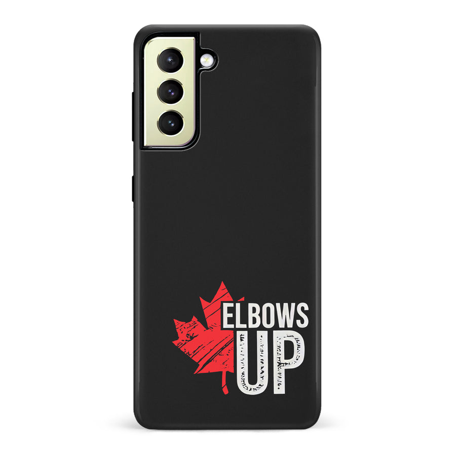Samsung Galaxy S22 Plus Elbows Up Canada Phone Case - Black