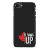 iPhone 7/8/SE Elbows Up Canada Phone Case - Black