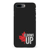 iPhone 8 Plus Elbows Up Canada Phone Case - Black