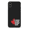 iPhone XS Max Elbows Up Canada Phone Case - Black