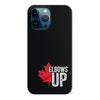 iPhone 12 Pro Max Elbows Up Canada Phone Case - Black