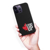 iPhone 14 Pro Max Elbows Up Canada Phone Case - Black