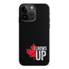 iPhone 15 Pro Max Elbows Up Canada Phone Case - Black