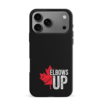 iPhone 17 Pro Max Elbows Up Canada Phone Case Black