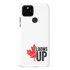 Google Pixel 5 Elbows Up Canada Phone Case - White