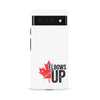 Google Pixel 6A Elbows Up Canada Phone Case - White