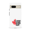 Google Pixel 7 Elbows Up Canada Phone Case - White