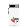 Google Pixel 8 Elbows Up Canada Phone Case - White
