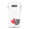 Samsung Galaxy S10e Elbows Up Canada Phone Case - White