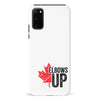 Samsung Galaxy S20 Elbows Up Canada Phone Case - White