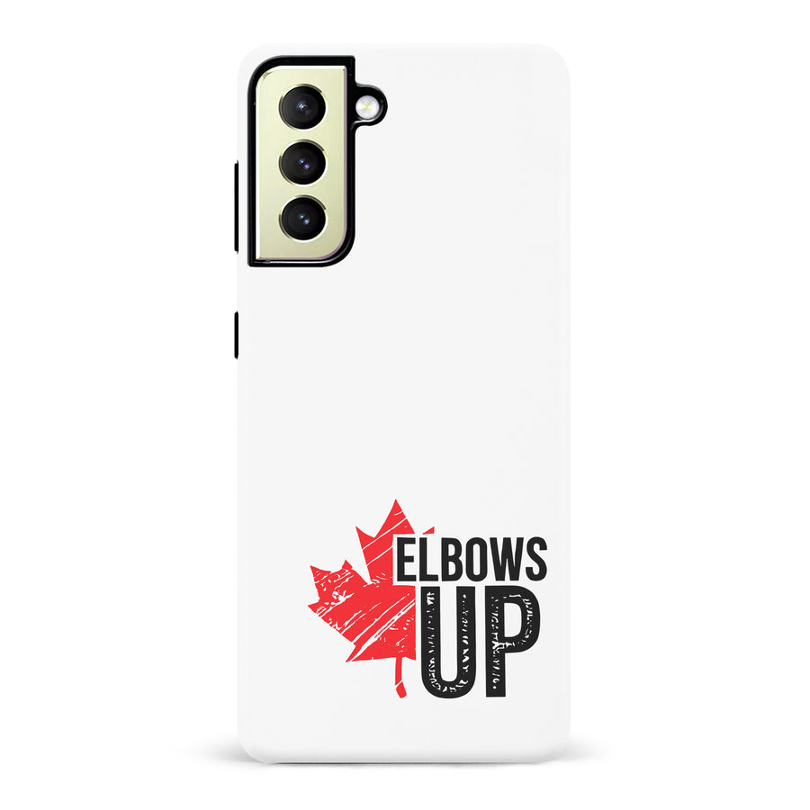 Samsung Galaxy S22 Plus Elbows Up Canada Phone Case - White