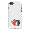 iPhone 7/8/SE Elbows Up Canada Phone Case - White