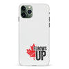 iPhone 11 Pro Elbows Up Canada Phone Case - White
