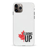 iPhone 11 Pro Max Elbows Up Canada Phone Case - White