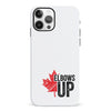 iPhone 12 Elbows Up Canada Phone Case - White
