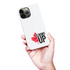 iPhone 13 Pro Max Elbows Up Canada Phone Case - White