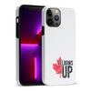 iPhone 13 Pro Max Elbows Up Canada Phone Case - White
