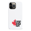 iPhone 13 Pro Max Elbows Up Canada Phone Case - White